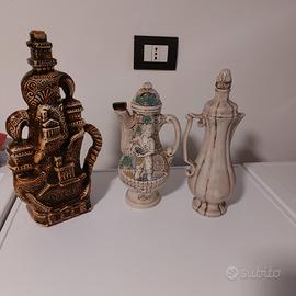 bottiglie in ceramica vintage