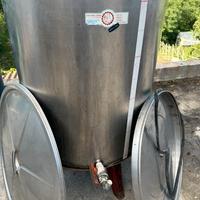 Botte acciaio inox per vino con galleggiante