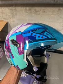 Casco moto da bambina