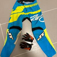 Pantaloni guanti Cross bambini