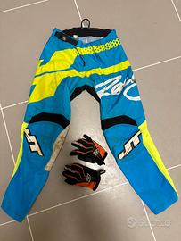 Pantaloni guanti Cross bambini