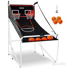 Gioco Arcade di Pallacanestro Pieghevole 4 Palloni