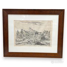 PAESAGGIO MONTANO SEICENTESCO DA TIZIANO - LEFEBRE