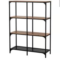 Scaffale nero FJÄLLBO 100x136