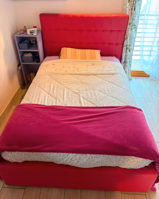 Letto contenitore una piazza e mezza