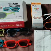 LG- 4 Occhiali 3D e 2 Occhiali Dual Play Games