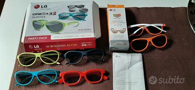 LG- 4 Occhiali 3D e 2 Occhiali Dual Play Games