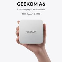 Mini PC GEEKOM A6 Ryzen 7 6800H 32GB RAM 1TB SSD