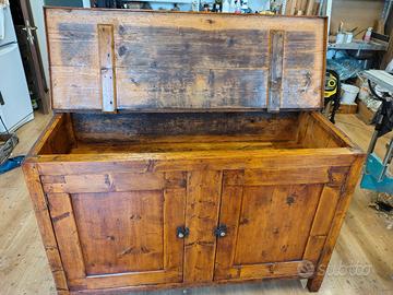 credenza madia panera antica