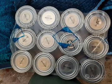 vernice SMALTO  ML. 50 METALLIZZATA 12 barattoki