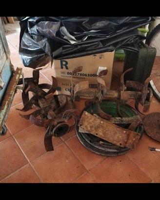 Motocoltivatore trazionato e targato