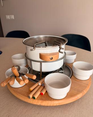 Set fonduta/bourguignonne completo 6 persone