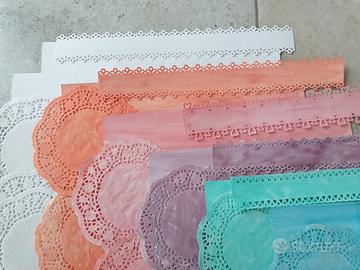 Set cartoncini tinti a mano scrapbooking biglietti