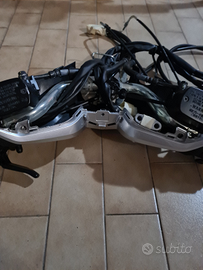 Manubrio completo t-max 530 560 dx