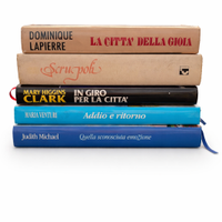 Mix di 5 libri di narrativa vintage