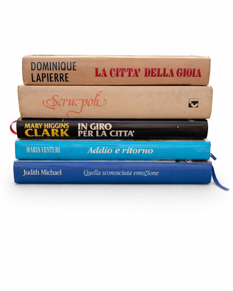 Mix di 5 libri di narrativa vintage