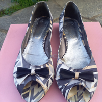 Ballerine senza punta motivo geometrico taglia 37