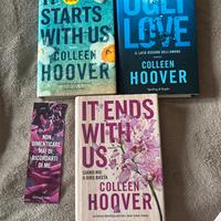 set 3 libri colleen hoover+segnalibro
