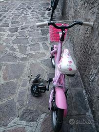 Bici bambina 3/4 anni con ruote 