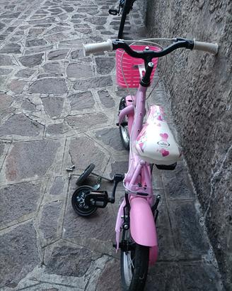 Bici bambina 3/4 anni con ruote 