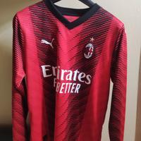 Maglia Originale Milan 2023/24 home Maniche Lunghe