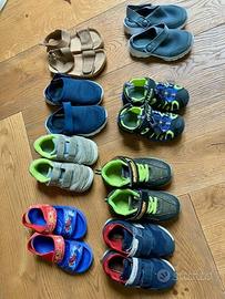 8 paia di scarpe bambino numero 26