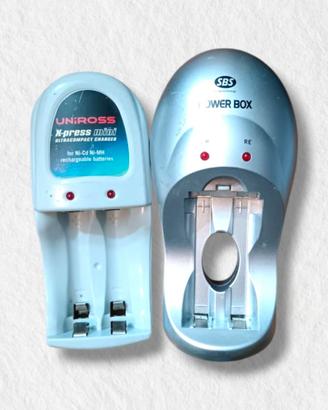 Set 2 power box per batterie ricaricabili