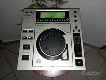 Gemini CDJ-20 Lettore Musica CD Consolle DJ