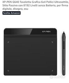 XP-PEN G640 Tavoletta Grafica 6x4 Pollici Ultrasot