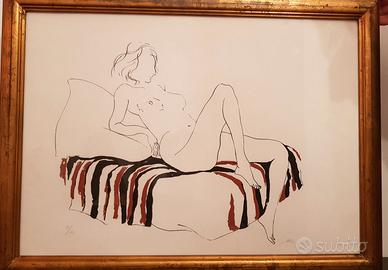 Renato Guttuso - Nudo femminile 12/100  65x76