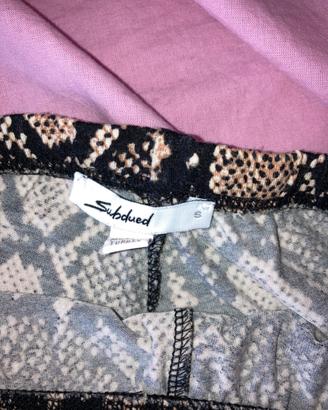 Pantaloni leggins pitonati
