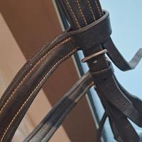 testiera inglese full cuoio