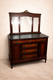 Cassettiera con specchiera Anni Venti