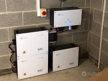 Fotovoltaico 10kw accumulo inverter litio kit 6kw