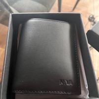Portacarte crediti Nava in pelle 6 scomparti+cash