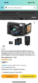 Fotocamera nuova