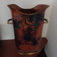 Porta ombrelli di rame e ottone