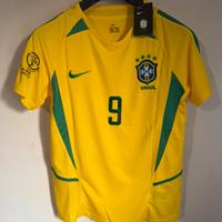 Maglia del Brasile di Ronaldo mondiale 2002