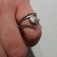 2 anelli donna argento antico