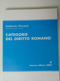 Categorie del diritto romano - U. Vincenti
