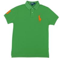 Polo Ralph Lauren verde uomo L – logo arancione