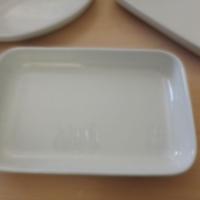 Pirofile in ceramica bianca