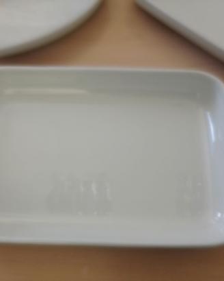Pirofile in ceramica bianca
