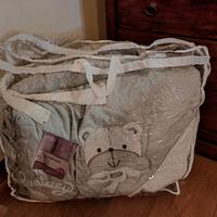 Coordinato paracolpi, piumino e copripiumino