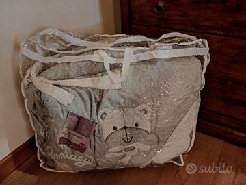 Coordinato paracolpi, piumino e copripiumino
