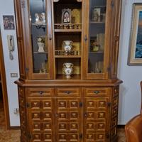 Vetrina legno massello