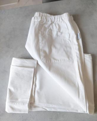 Pantalone da lavoro unisex bianco Zaccaria