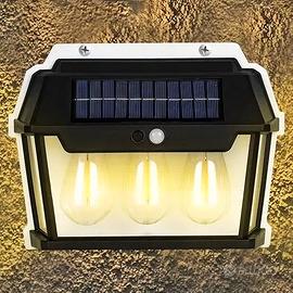 APPLIQUE LAMPADA SOLARE DA ESTERNO CON TRIPLO LED