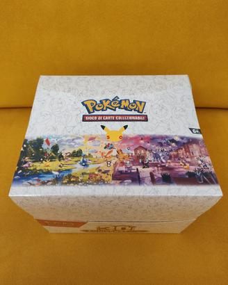 Box di 10 mini Tin POKEMON 30th Anniversario NUOVO