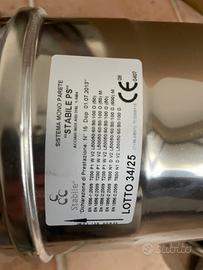 Tubi Inox 1 m per stufa o camino